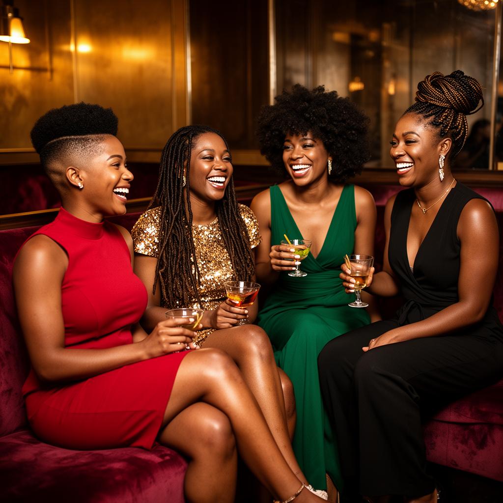 Uptown Glam — Red carpet energy, all night.