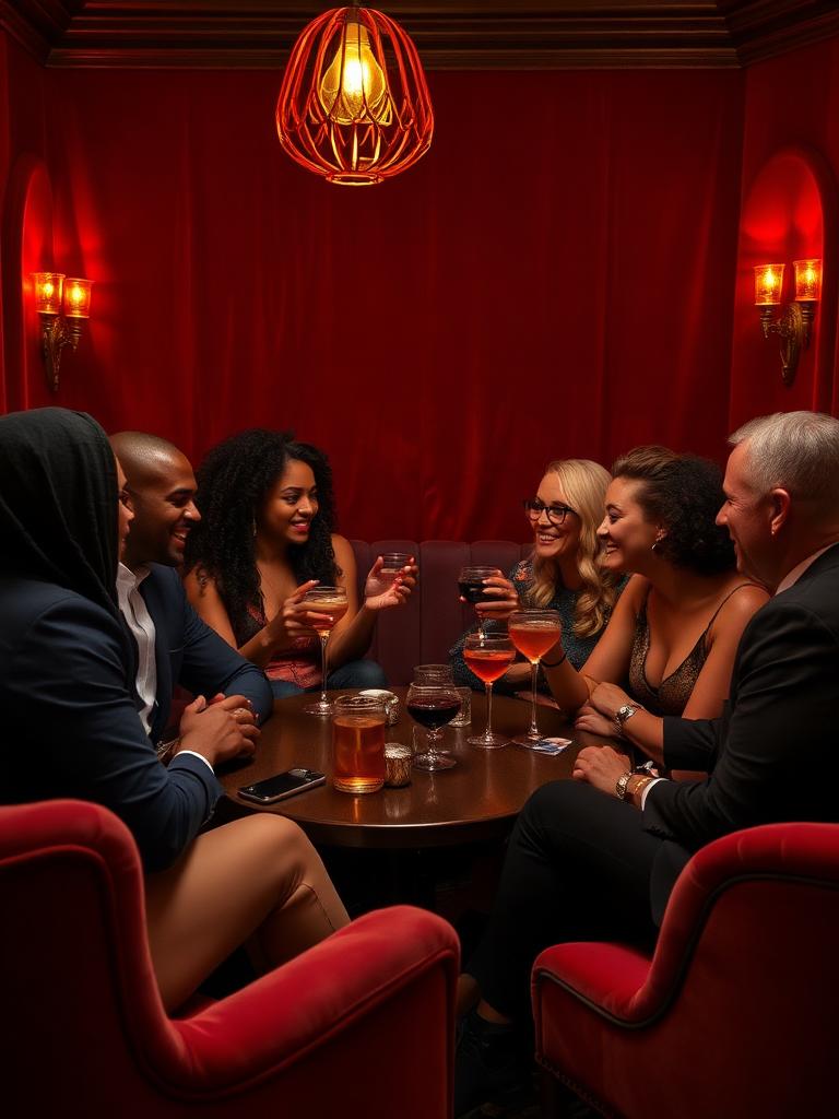 Velvet Lounge — Low light, deep seats, slow nights.