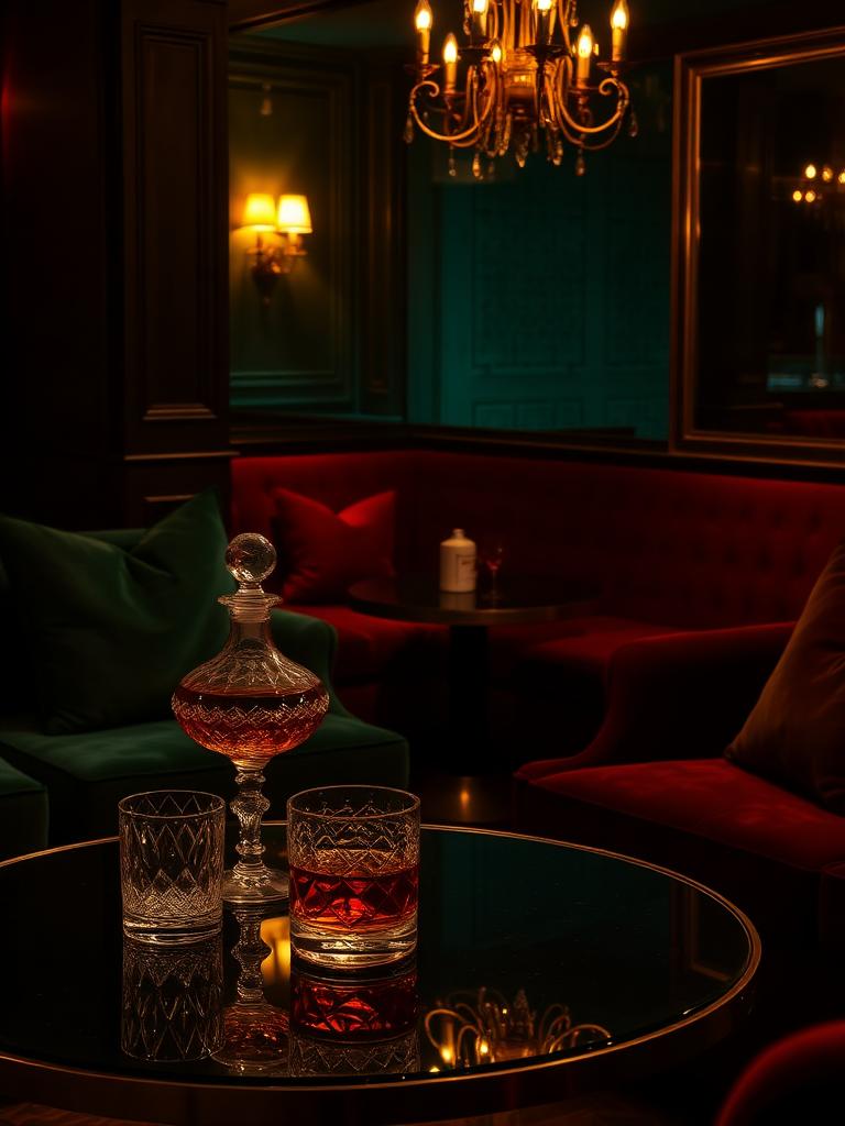 Velvet Lounge — Low light, deep seats, slow nights.